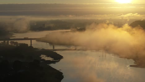 Nebel-über-Dem-Fluss-Nemunas