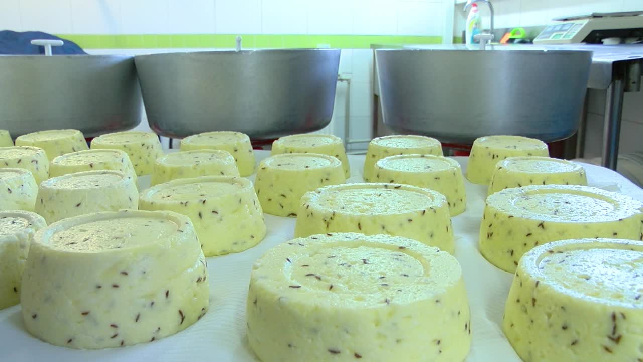 queso casero con alcaravea y especias