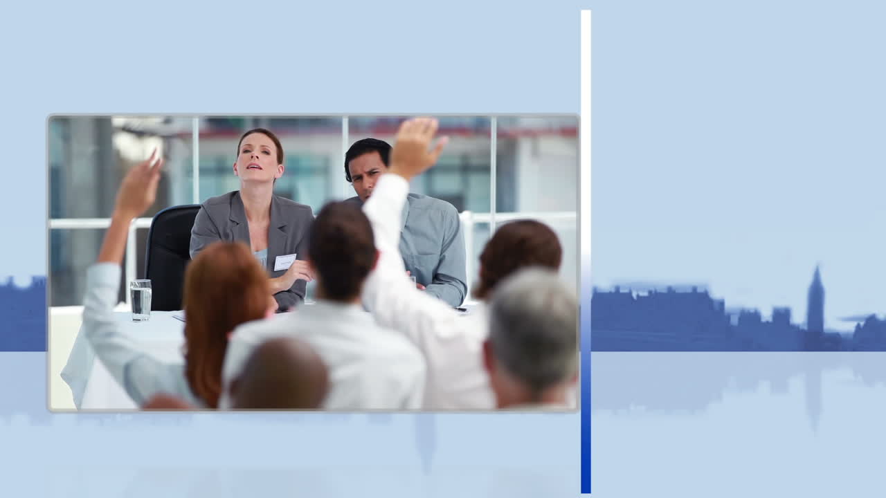 videos de una reunión de negocios