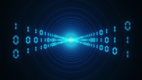 information flow futuristic matrix transfer digital code numbers big data tunnel 3d rendering