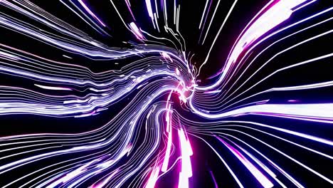 abstract neon spiral