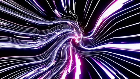 espiral de neón abstracto