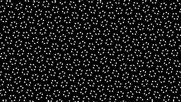 Graphic 2D video pattern with wave effect, which rotates to the left