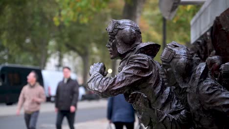 the battle of britain monument, memorial, whitehall, london, united kingdom