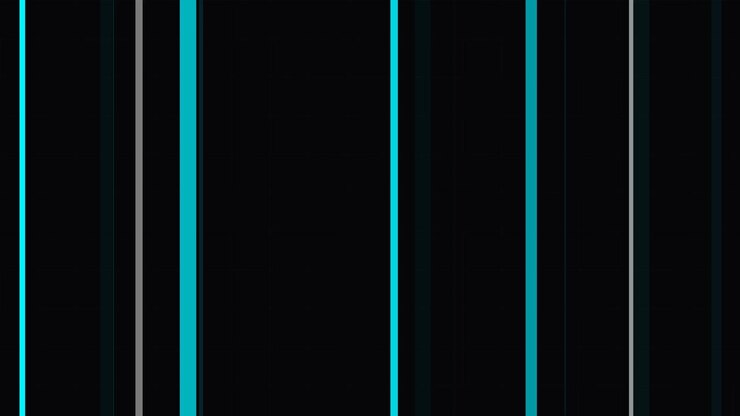 Abstrakt bevægelsesgrafik med geometriske linjer og cirkler