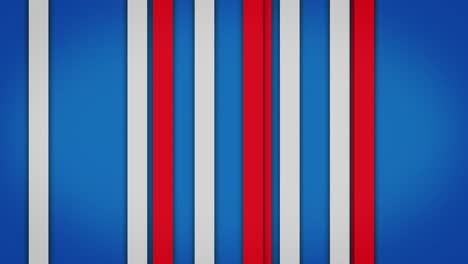 Animation-of-lines-coloured-with-flag-of-usa-on-blue-background