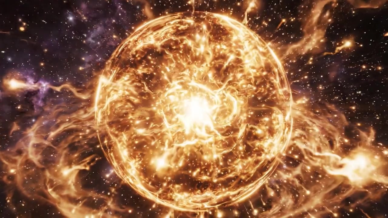A Breathtaking Cosmic Phenomenon: Capturing the Transformation of a Star as It Ignites in a Brilliant Display of Energy Amidst the Vastness of Space.