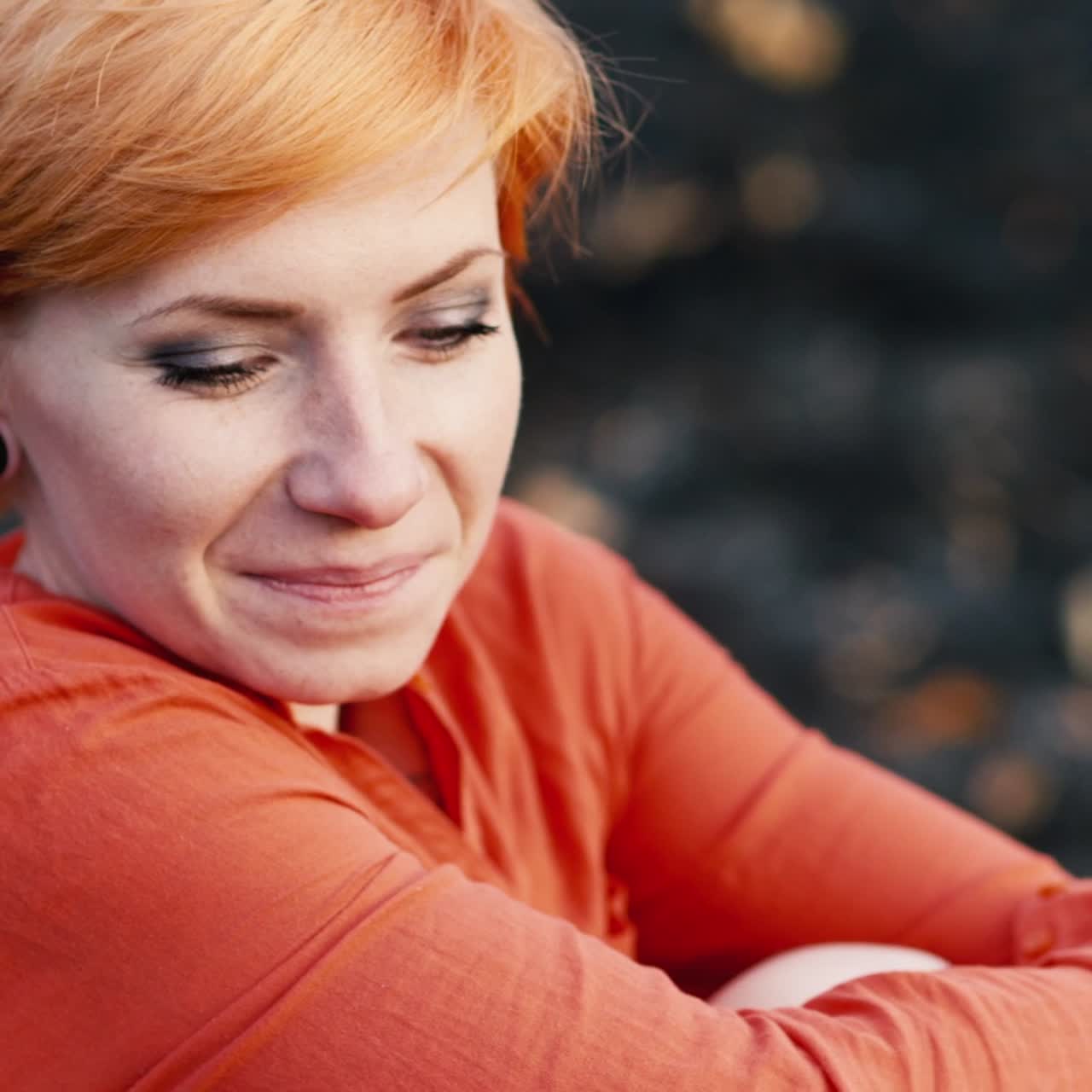 Portrait of a young red-haired woman 3