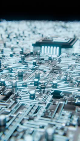 abstract circuit board technology