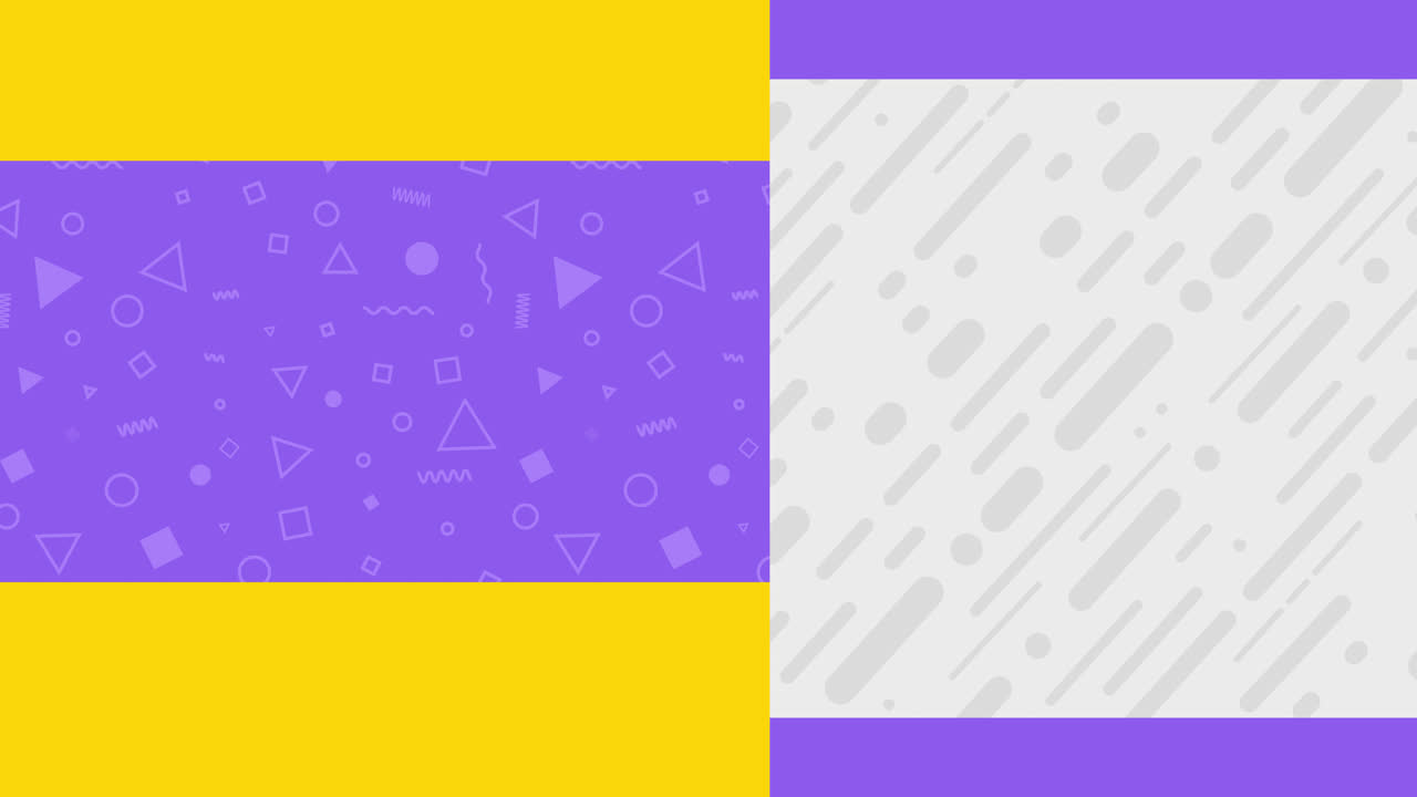 Playful Geometric Animated Background