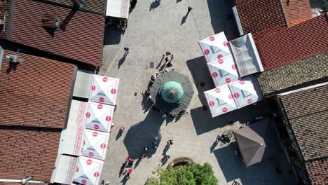 la fuente aérea de sebilj sarajevo
