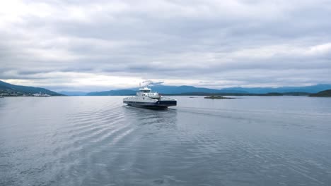 ferries' cross. beautiful nature norway.