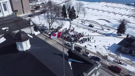 spiritual groups gathered in kingston ontario to offer prayers for peace in light of the incursions in ukraine