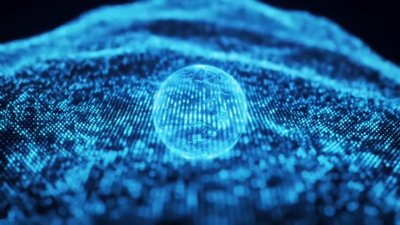 tierra digital abstracta