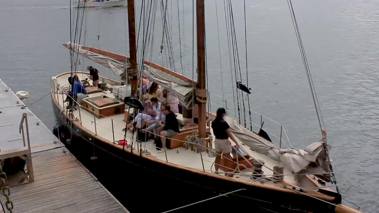 The Portland Schooner Company in Portland, Maine offers 2 hour cruises in Casco Bay from May through October
