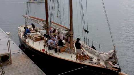 the portland schooner company in portland, maine offers 2 hour cruises in casco bay from may through october