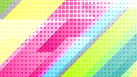 colorful geometric tech abstract video animation