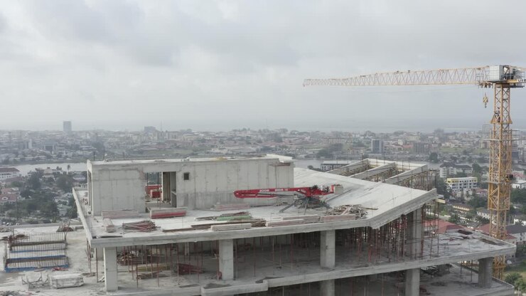 Building Construction Nigeria Drone 07