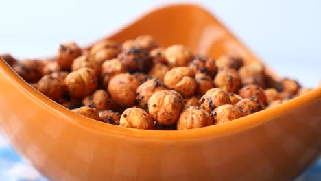 roasted chickpeas in a bowl