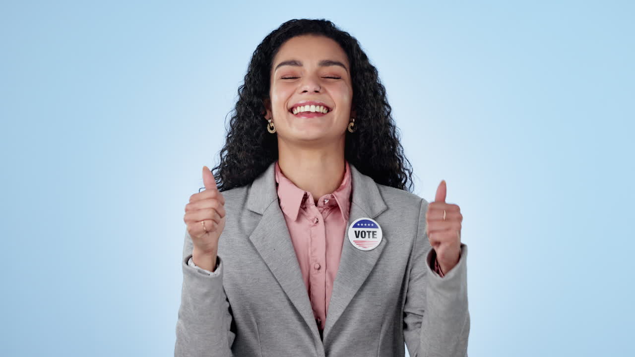 mujer, cara o voto campaña de pegatinas electorales