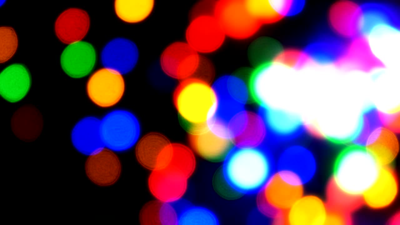 luces de colores bokeh