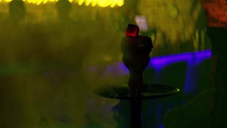 hookah in a nightclub