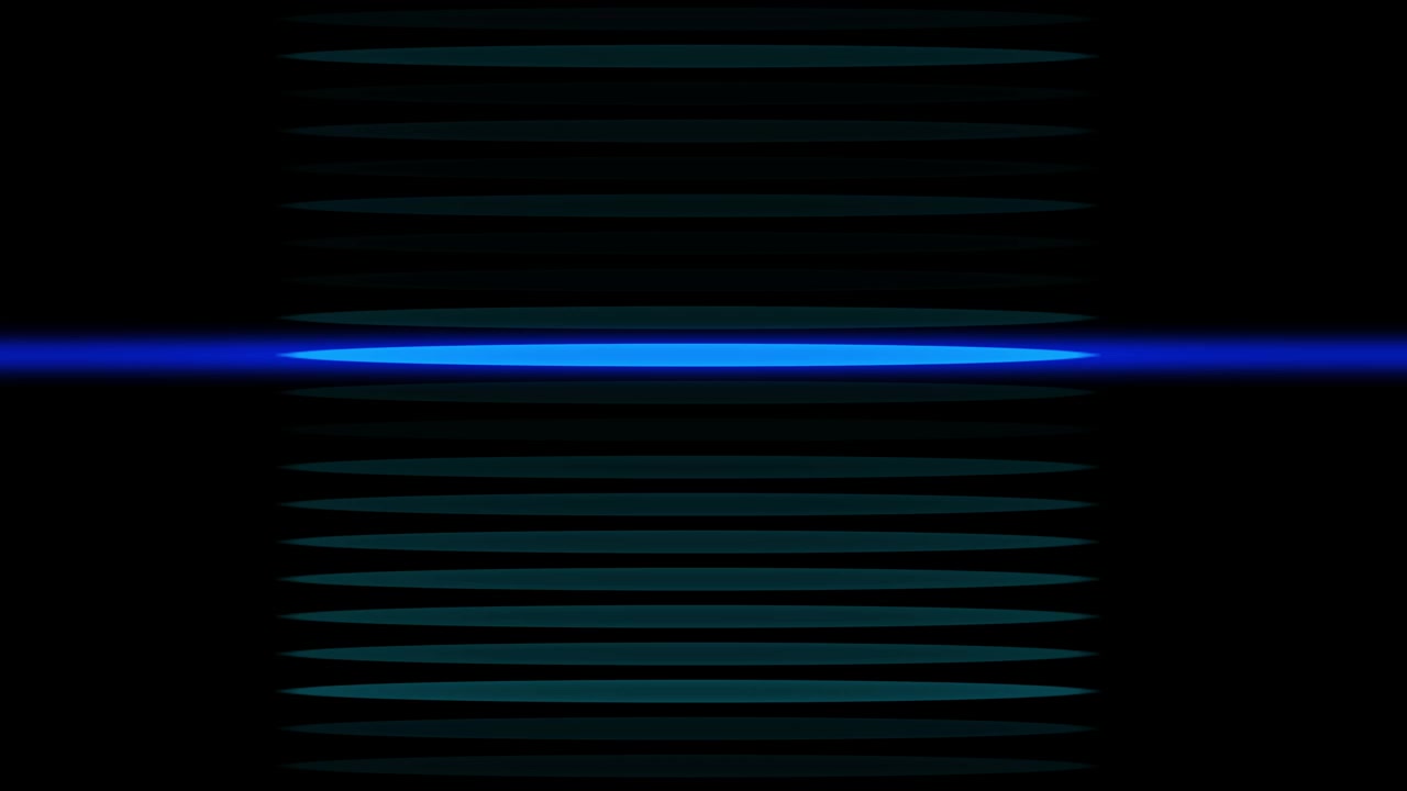 Digital Glitch and Static Noise Transition with Horizontal Lines