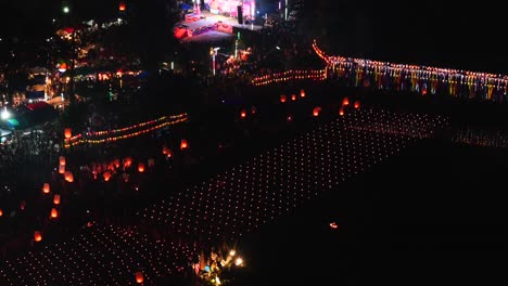 night festival with lanterns