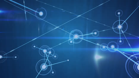 círculos generados digitalmente sobre un fondo brillante
