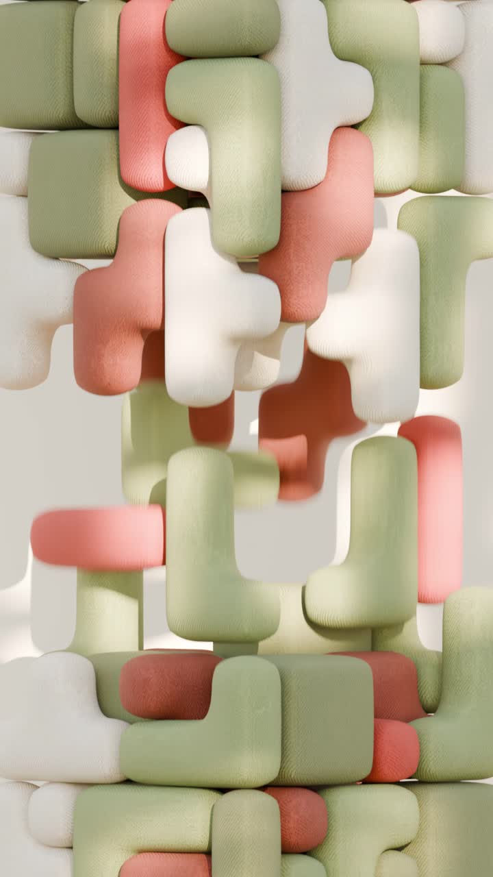 formas geométricas pastel abstractas