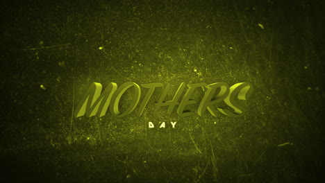 Monochrome-Mother-Day-on-dark-yellow-gradient