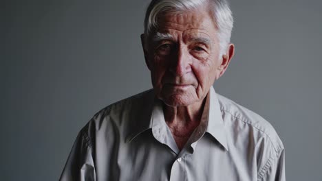 portrait of a senior man