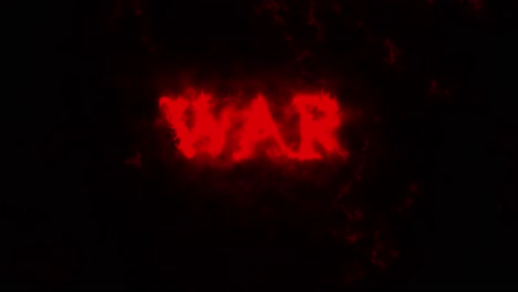 The-word-WAR-in-red-color-written-with-igniting-fire-on-burning-background