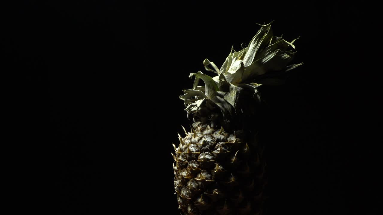 회전하는 파인애플