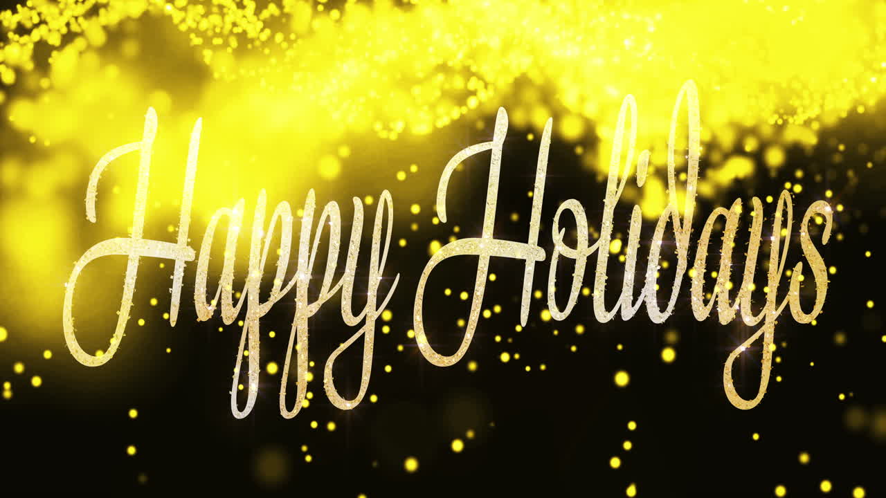 행복 한 휴일 - 축제 금 반이는 배경