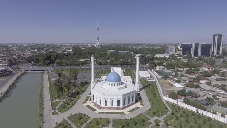 mezquita panorámica mezquita menor en tashkent