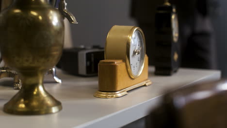 antiques on a table