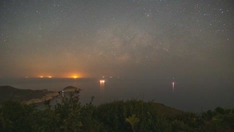 timelapse del santo grial filmado en sai kung, hong kong