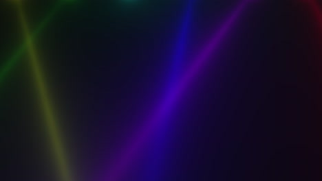 Glowing-rainbow-spotlight-beams-on-black-gradient