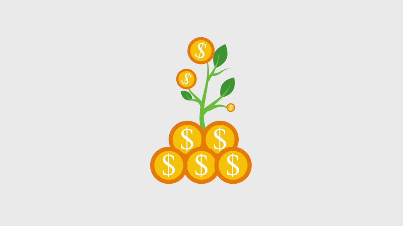 monete che cadono denaro dollaro