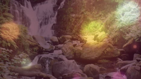 cascada y río