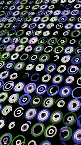 Abstract Pattern of Concentric Circles