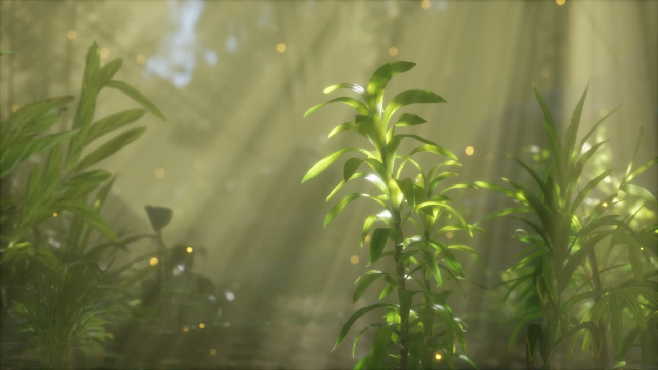 niebla sobre el río a primera hora de la mañana en un día de verano