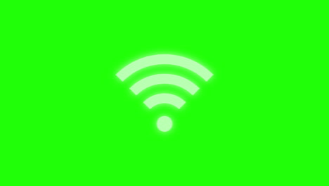 4k-Grüner-Bildschirm-Des-WLAN-Netzwerksymbols