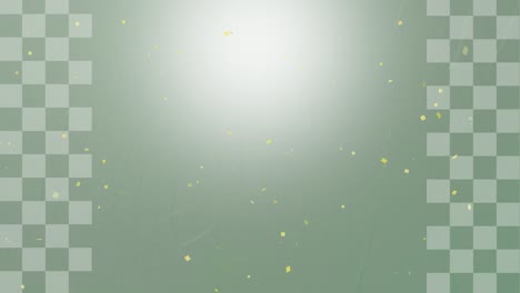 scattering gold leaf green japanese paper background