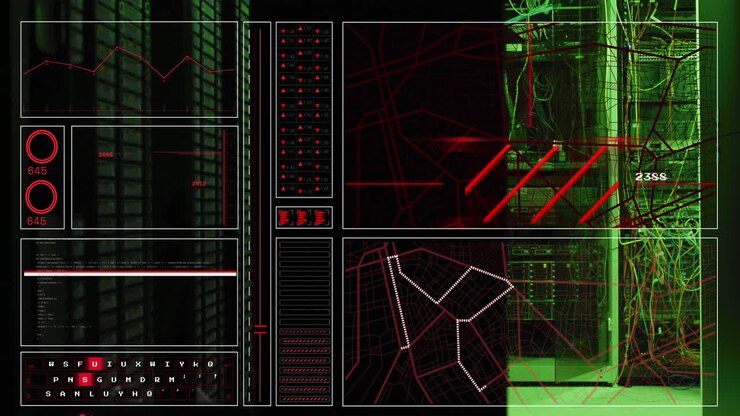 Animation of data processing over computer servers