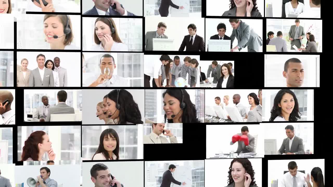 비즈니스 영상 몬테이지