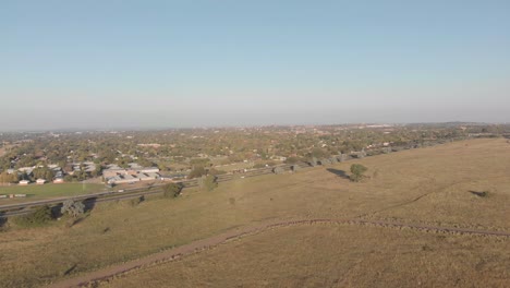 aerial view of an old abandoned race track where formula 3 used to be raced