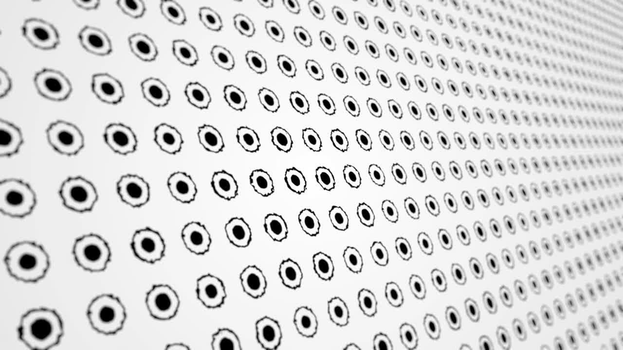 formas abstractas rizos cercanos fondo animado