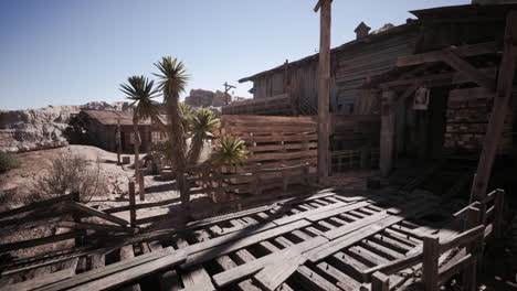 abandoned western town